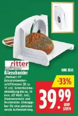 Marktkauf ritter Allesschneider Angebot