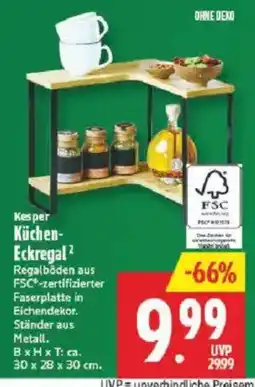 Marktkauf Kesper Küchen-Eckregal Angebot