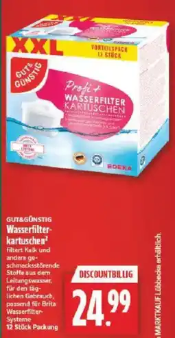 Marktkauf Prof. + Wasserfilter-Kartuschen Angebot