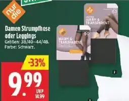 Marktkauf nur die Damen Strumpfhose oder Leggings Angebot