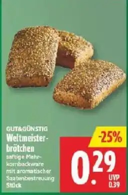 Marktkauf GUT&GÜNSTIG Weltmeister-brötchen Angebot