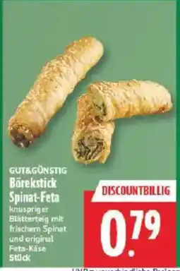 Marktkauf GUT&GÜNSTIG Börekstick Spinat-Feta Angebot