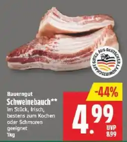 Marktkauf Bauerngut Schweinebauch** Angebot