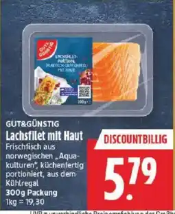 Marktkauf GUT&GÜNSTIG Lachsfleisch mit Haut Angebot