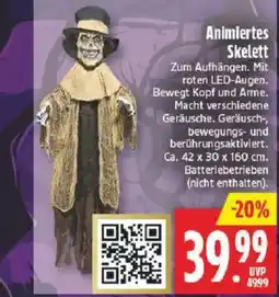 Marktkauf Animiertes Skelett Angebot