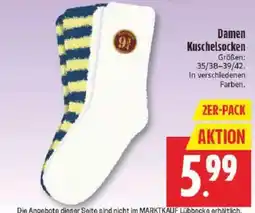 Marktkauf Damen Kuschelsocken Angebot