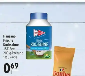 CITTI Markt Hansano Frische Kochsahne Angebot