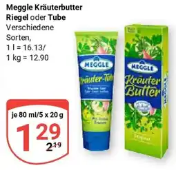 Globus Meggle Kräuterbutter Riegel oder Tube Angebot