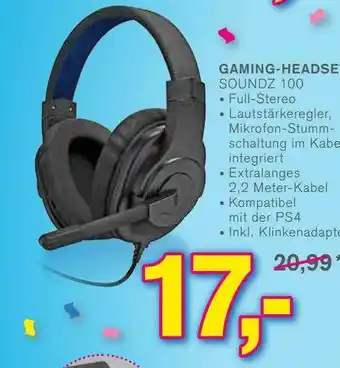 KODi Gaming-headset Soundz 100 Angebot