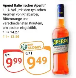 Globus Aperol Italienischer Aperitif Angebot
