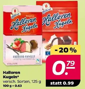 NETTO Halloren Kugeln 125g Angebot