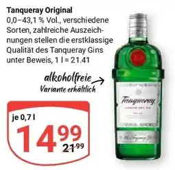 Globus Tanqueray Original Angebot