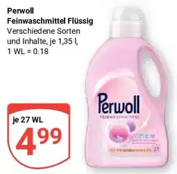 Globus Perwoll Feinwaschmittel Flüssig Angebot