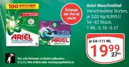 Globus Ariel Waschmittel Angebot