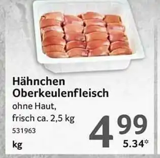 Selgros Hähnchen Oberkeulenfleisch Angebot