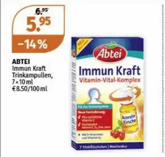 Müller Abtei Immun Kraft Trinkampullen Angebot