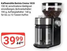 Globus Kaffeemühle Barista Crema 1833 Angebot