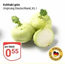 Globus Kohlrabi grün Angebot