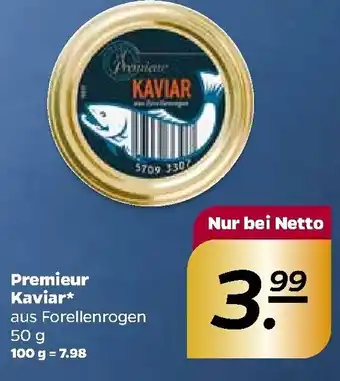 NETTO Premieur Kaviar 50g Angebot