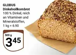 Globus GLOBUS Dinkelvollkornbrot Angebot