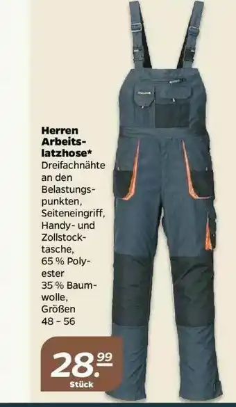 NETTO Herren Arbeits-latzhose Angebot