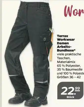 NETTO Terrax Workwear Damen Arbeits-bundhose Angebot