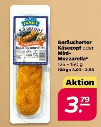 NETTO Geräucherter Käsezopf Oder Mini-mozzarella Angebot