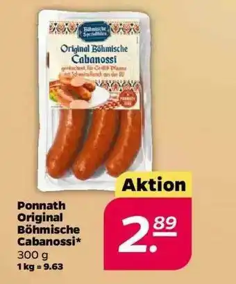 NETTO Ponnath Original Böhmische Cabanossi Angebot