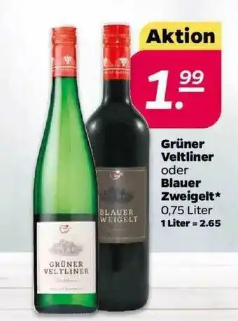 NETTO Grüner Veltiner Oder Blauer Zweigelt Angebot