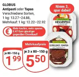 Globus GLOBUS Antipasti oder Tapas Angebot