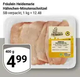 Globus Fräulein Heidemarie Hähnchen-Minutenschnitzel Angebot