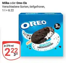 Globus Milka oder Oreo Eis Angebot