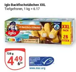Globus Iglo Backfischstäbchen XXL Angebot