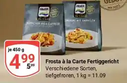 Globus Frosta à la Carte Fertiggericht Angebot