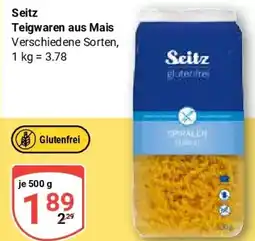 Globus Seitz Teigwaren aus Mais Angebot