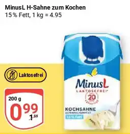 Globus MinusL H-Sahne zum Kochen Angebot