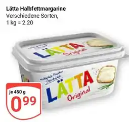 Globus Lätta Halbfettmargarine Angebot