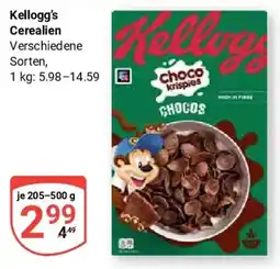 Globus Kellogg's Cerealien Angebot
