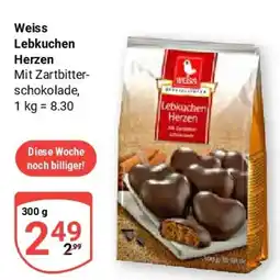 Globus Weiss Lebkuchen Herzen Angebot