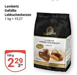Globus Lambertz Gefüllte Lebkuchenherzen Angebot