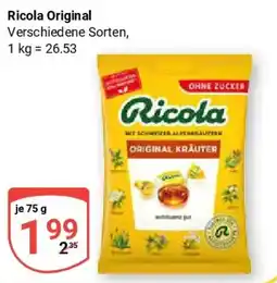 Globus Ricola Original Angebot