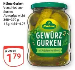 Globus Kühne Gurken Angebot