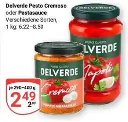 Globus Delverde Pesto Cremoso oder Pastasauce Angebot