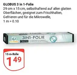 Globus GLOBUS 3 in 1-Folie Angebot