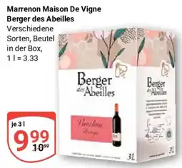 Globus Marrenon Maison De Vigne Berger des Abeilles Angebot