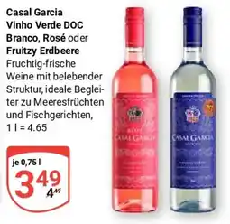 Globus Casal Garcia Vinho Verde DOC Branco, Rosé oder Fruitzy Erdbeere Angebot