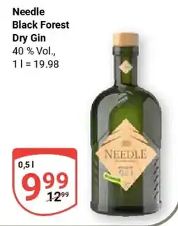 Globus Needle Black Forest Dry Gin Angebot