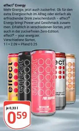 Globus effect Energy Angebot