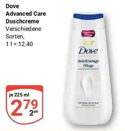 Globus Dove Advanced Care Duschcreme Angebot