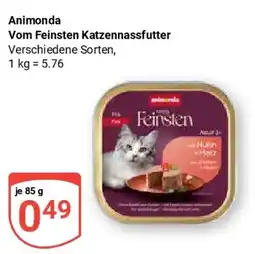 Globus Animonda Vom Feinsten Katzennassfutter Angebot